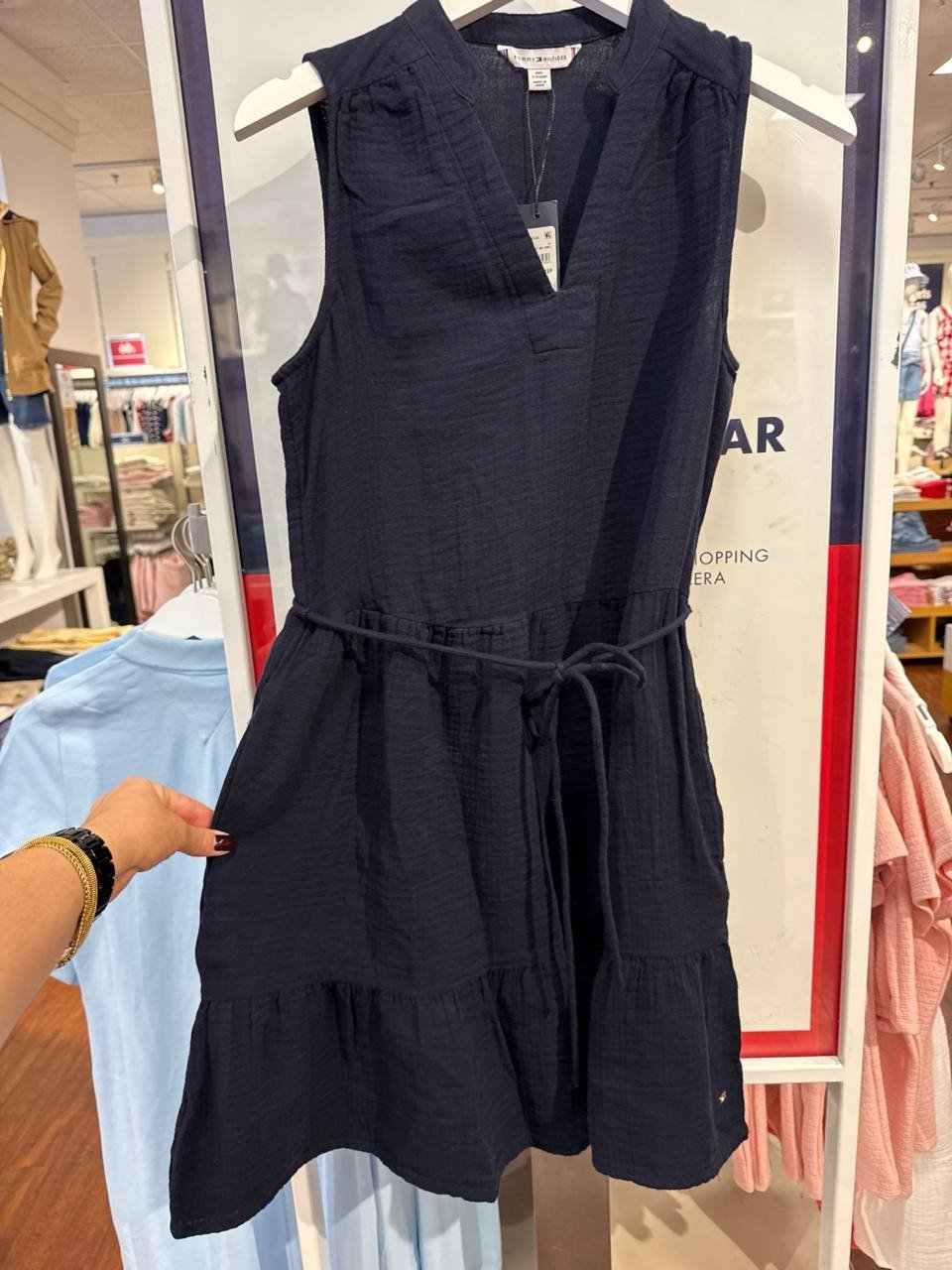 Vestido sem manga gauze