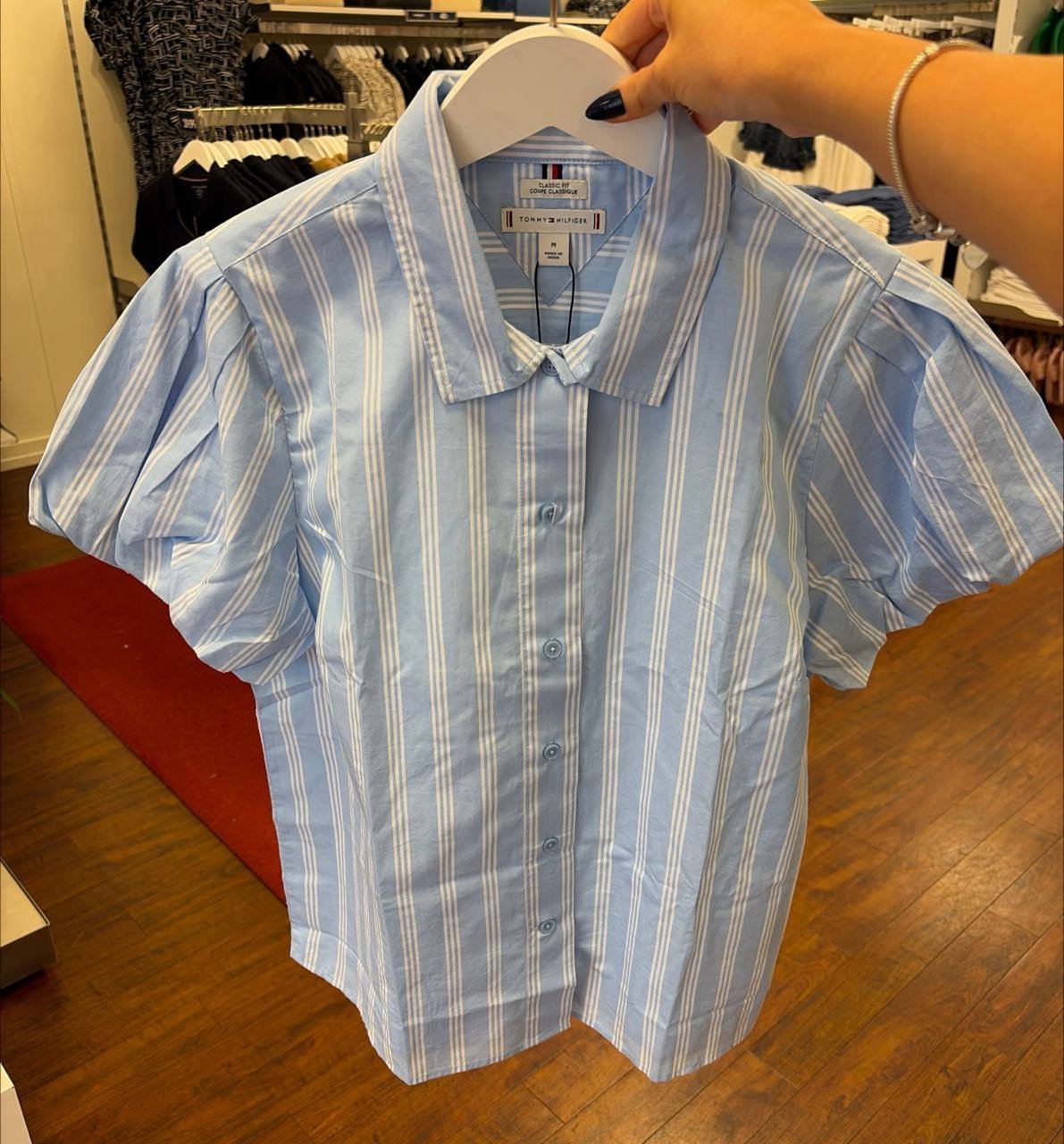 camisa classic fit manga curta