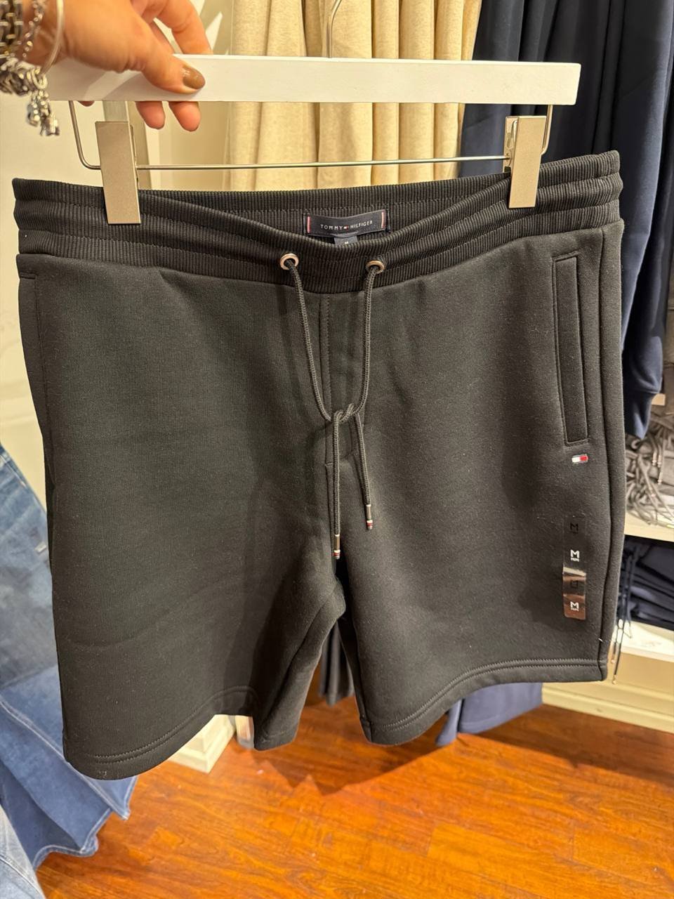 Bermuda de moletom com fleece