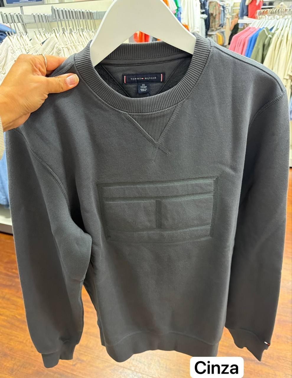 Blusa de moletom com fleece