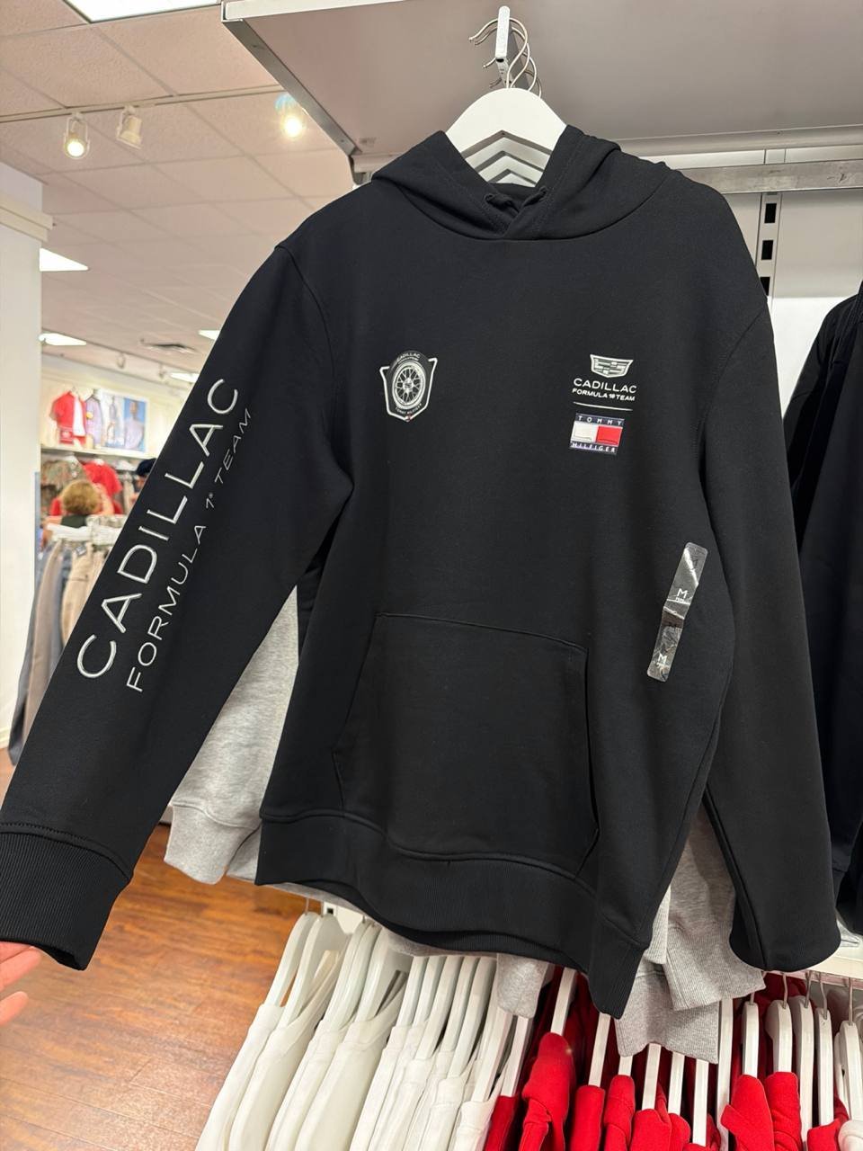 Blusa de moletom Sem fleece  com estampa nas costas Cadillac
