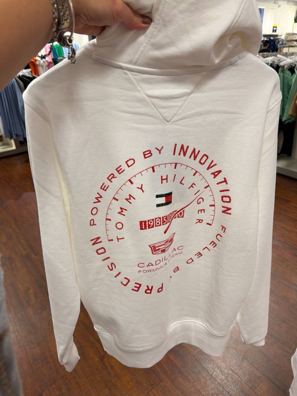 Blusa de moletom Sem fleece  com estampa nas costas Cadillac