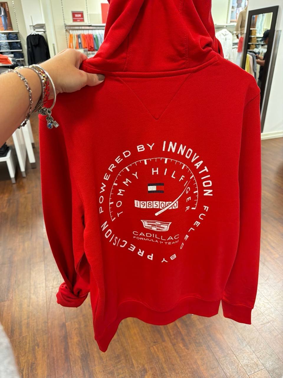 Blusa de moletom Sem fleece  com estampa nas costas Cadillac