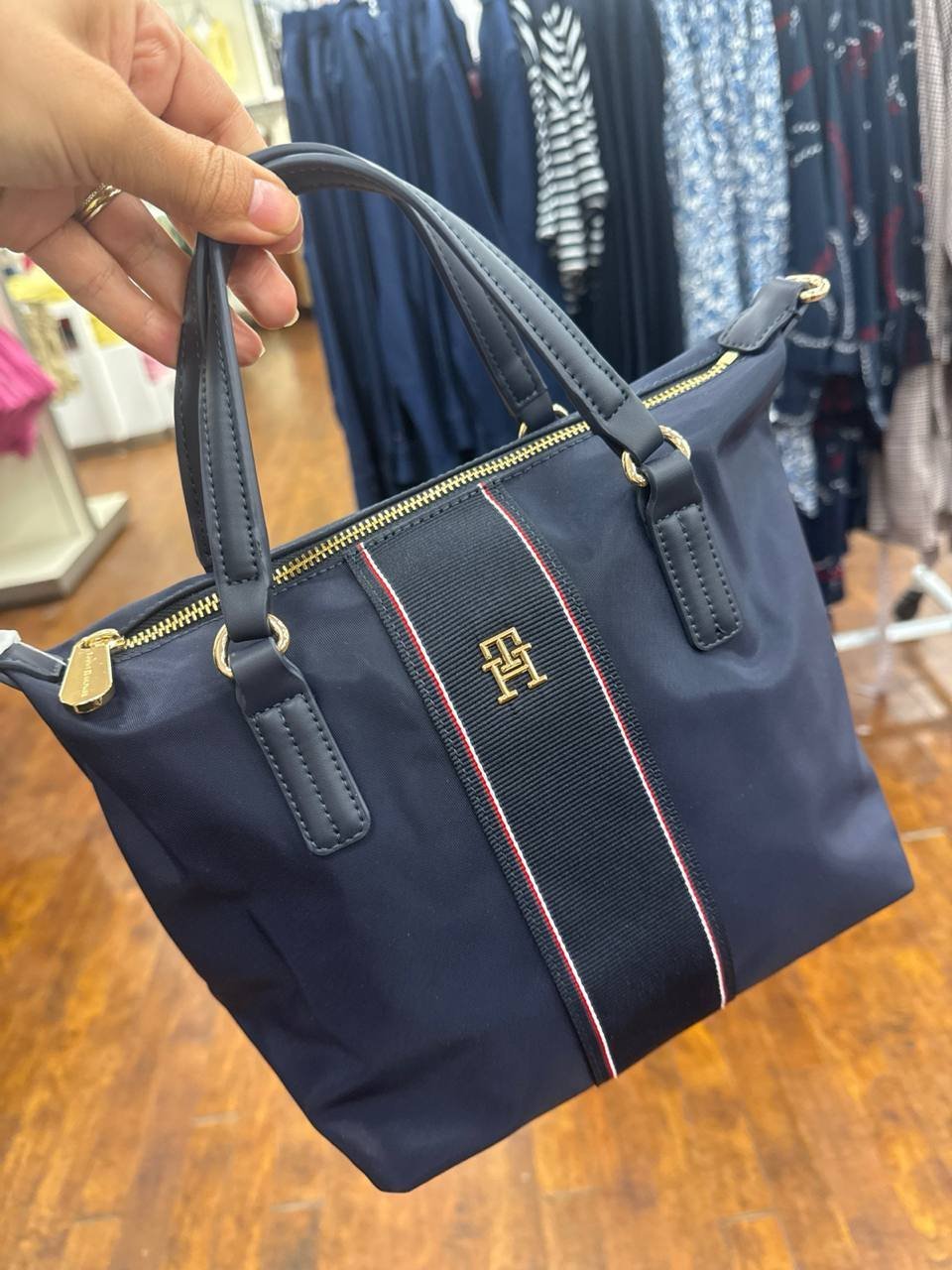 Bolsa de lona  com alça crossbody