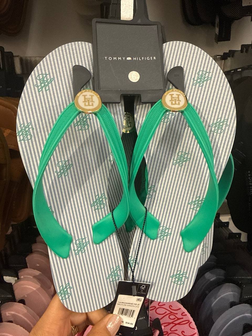 chinelo  feminino  numeração americana