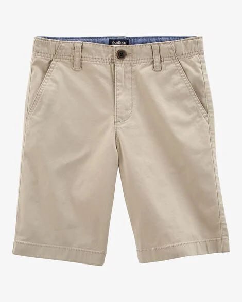 Kid Stretch Chino Uniform Shorts - Navy