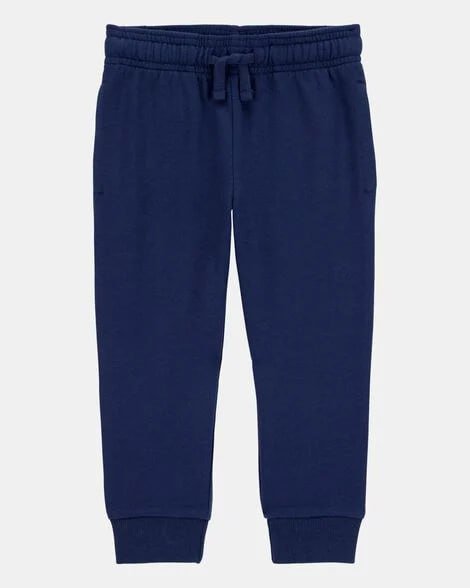 Toddler Boy Pull-On Drawstring Joggers - Black