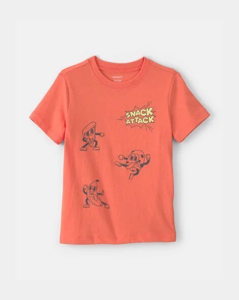 Toddler Boy Cruising Shark Graphic Tee - Grey
