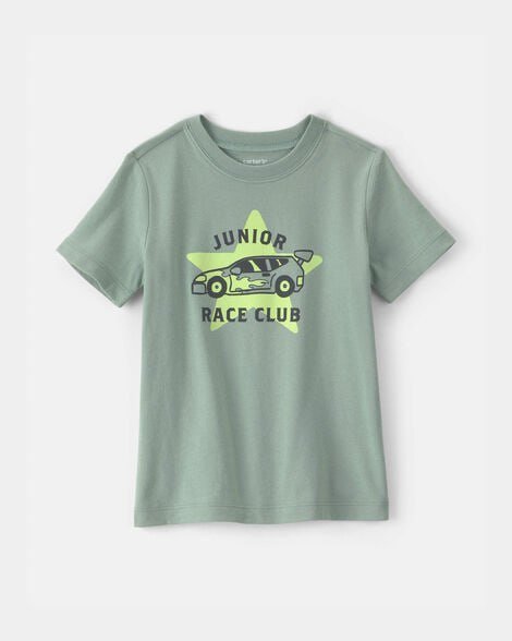 Toddler Boy Zoo Animal Graphic Tee - Grey