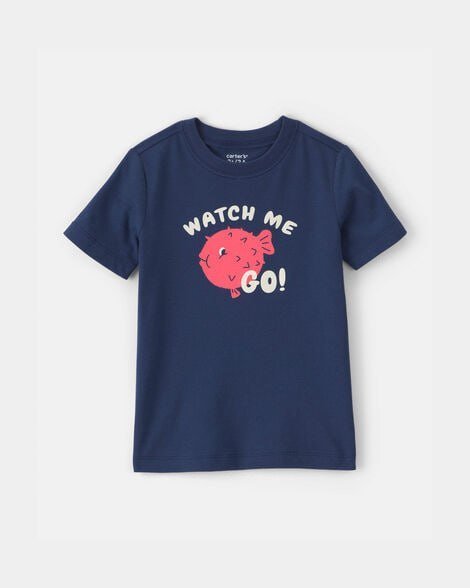 Toddler Boy Zoo Animal Graphic Tee - Grey