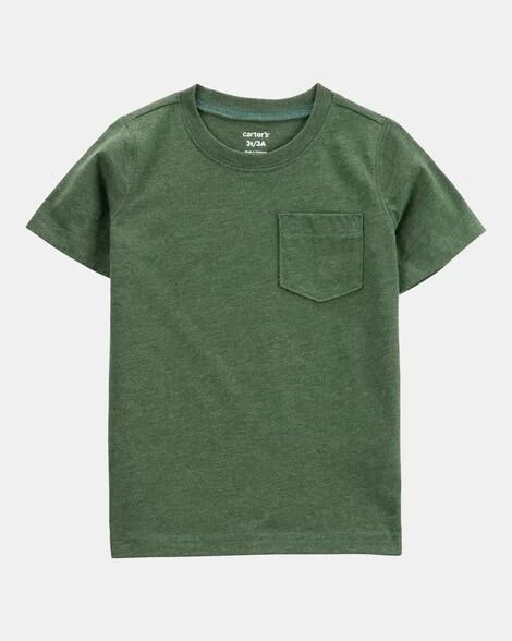 Toddler Boy Solid Short-Sleeve Tee - Black