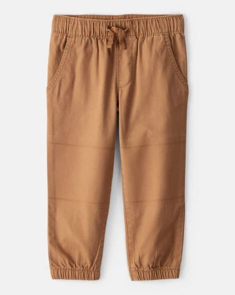 Toddler Boy Cotton Everyday Pull-On Jogger - Khaki