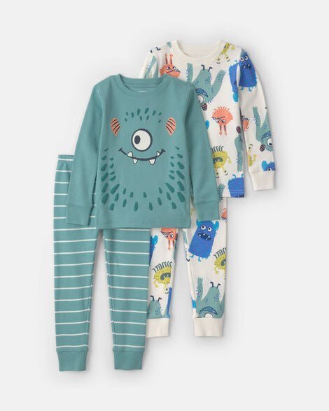 Toddler Boy 4-Piece Monster 100
