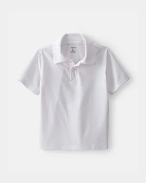 Toddler Boy Uniform Piqué Polo Shirt - Yellow