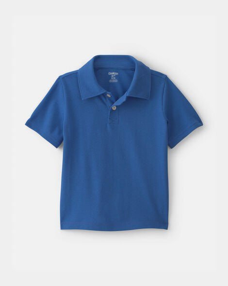 Toddler Boy Uniform Piqué Polo Shirt - Yellow