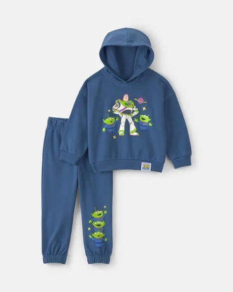 Toddler Boy 2-Piece Sesame Street™ Long-Sleeve Hoodie & Pant Set - Grey