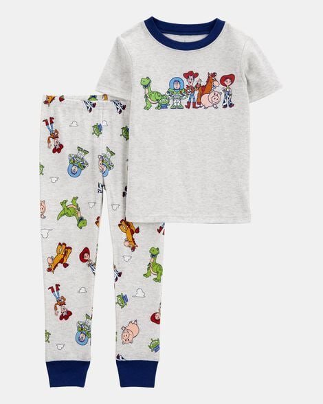 Toddler Winnie The Pooh Snug Fit Cotton 2-Piece Pajamas - Beige