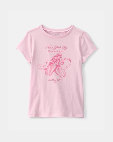 Girls 'Birthday Girlie' Graphic Tee - Pink