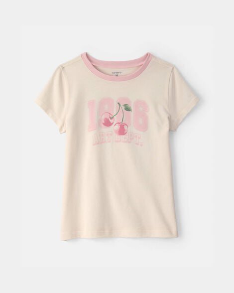 Girls 'Birthday Girlie' Graphic Tee - Pink