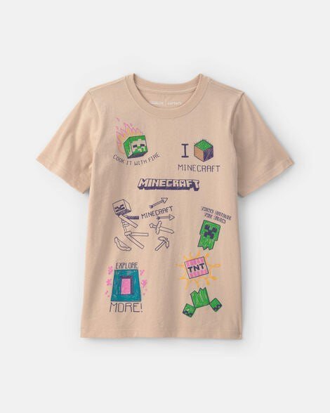Boys Minecraft® Graphic Tee - Grey