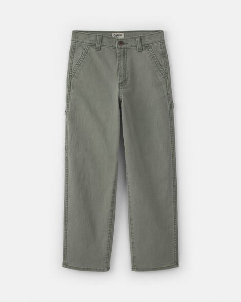 Boys Straight-Leg Pants - Khaki