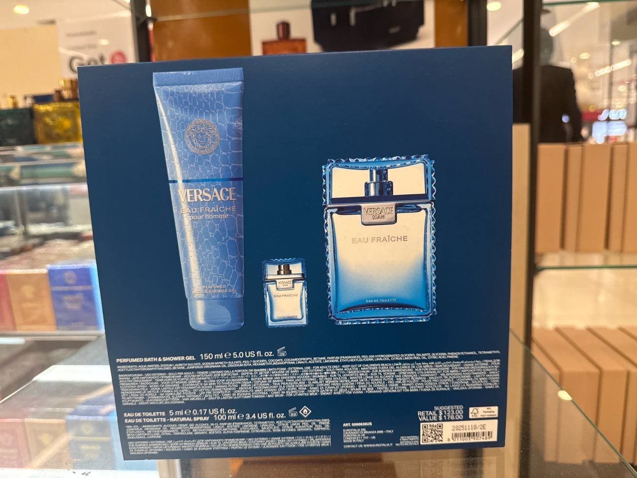 kit VERSACE   Masculino