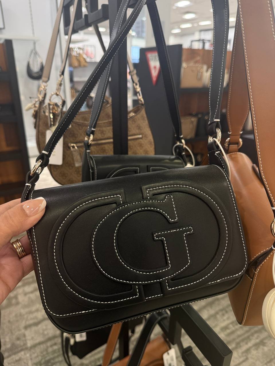 GUESS  Ruby Small Flap Shoulder Handbag
