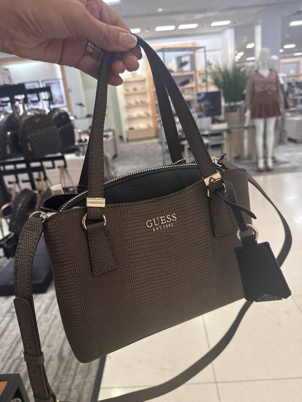 GUESS Bethany Small Satchel Handbag