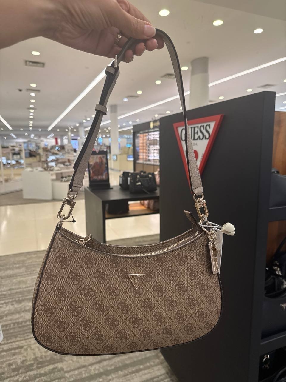 GUESS  Noelle li Small Magnetic Snap Shoulder Handbag média