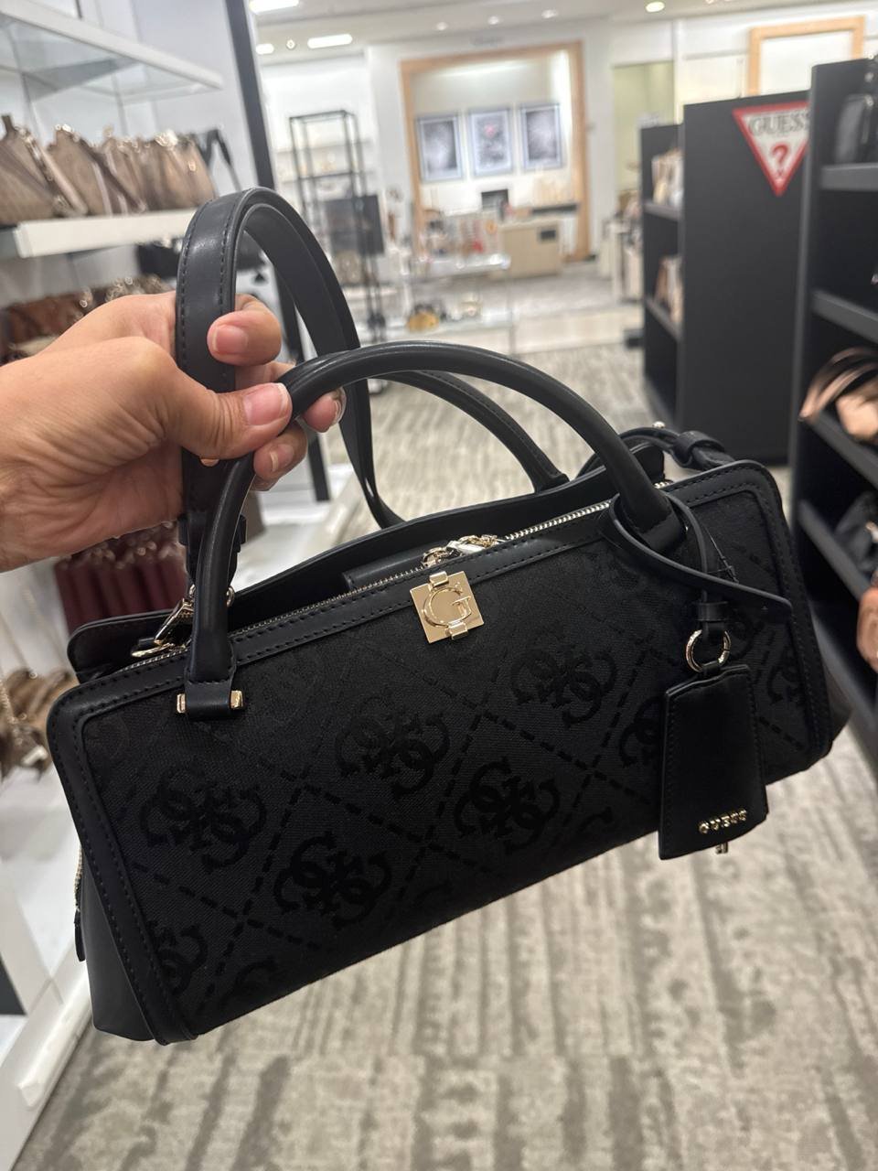 GUESS  Audrey Logo Large Satchel Handbag