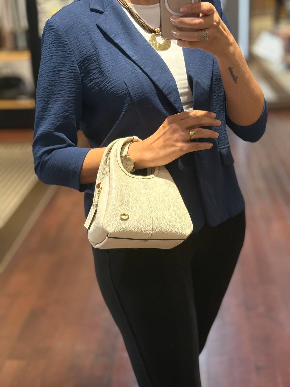 Bolsa Coach com alça crossbody  BOLSA PEQUENA