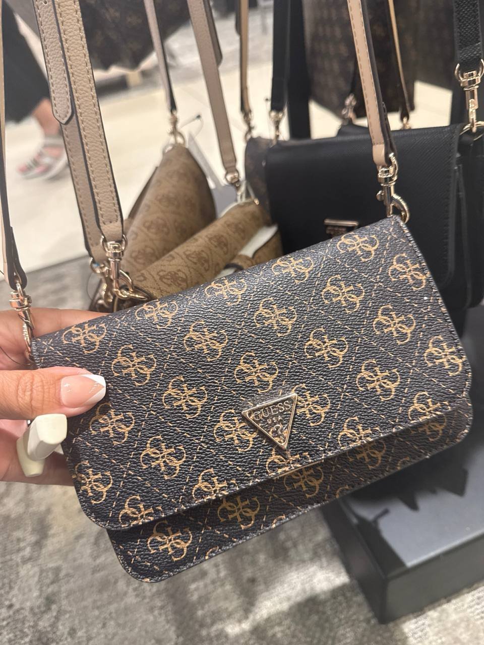 GUESS Noelle II Mini Flap Logo Crossbody