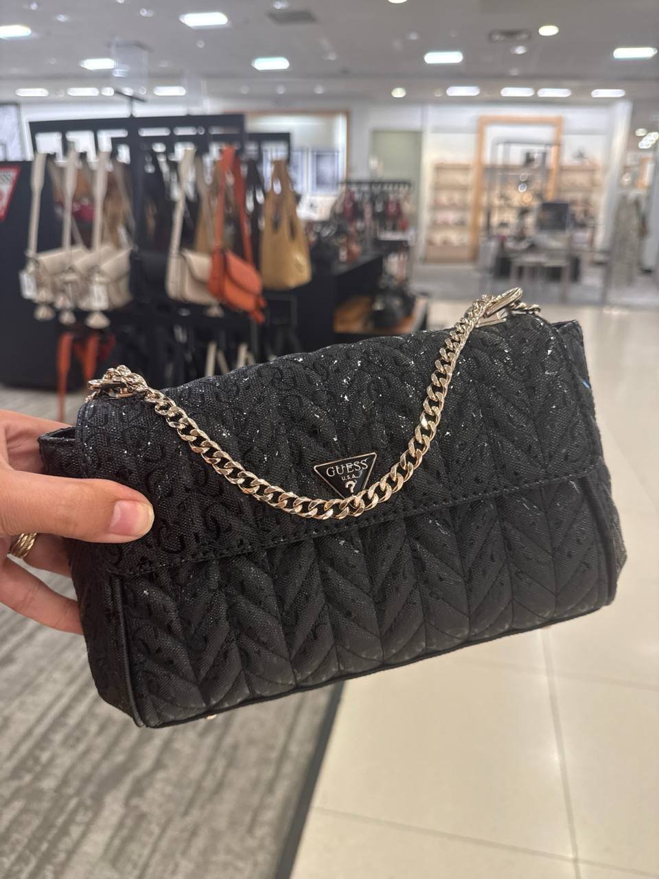 GUESS  Stacey Flap Small Convertible Crossbody Handbag