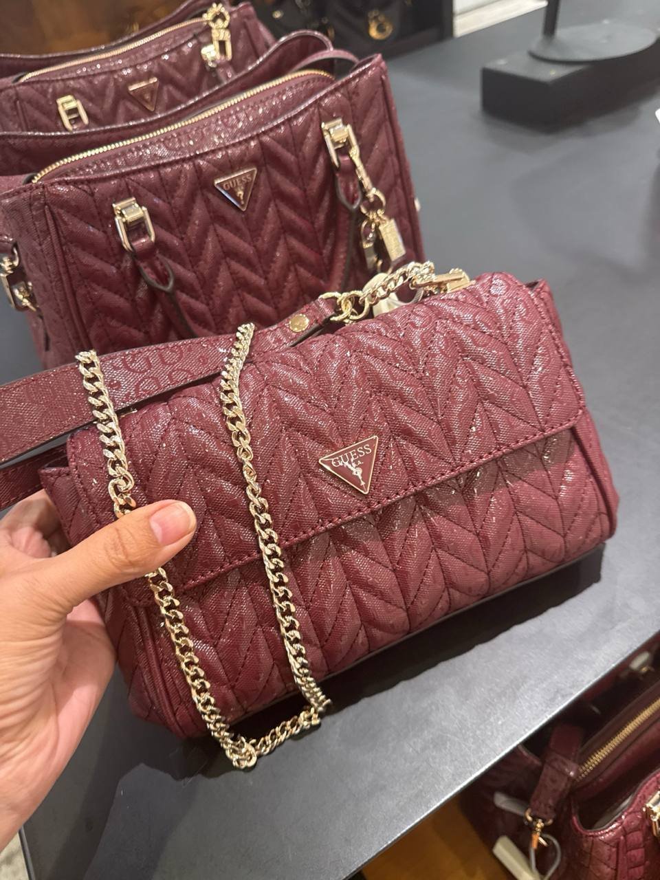 GUESS  Stacey Flap Small Convertible Crossbody Handbag
