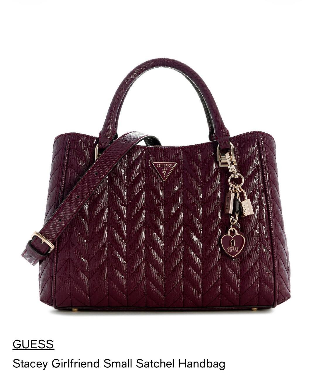 GUESS  Stacey Girlfriend Small Satchel Handbag