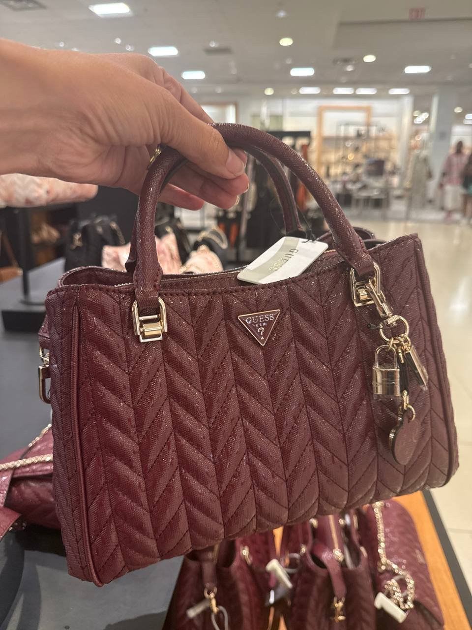 GUESS  Stacey Girlfriend Small Satchel Handbag