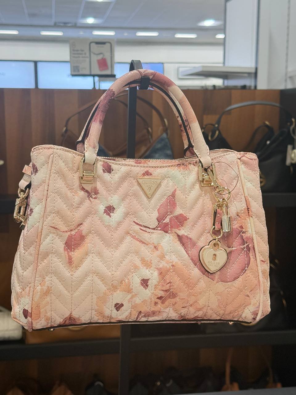 GUESS  Stacey Girlfriend Small Satchel Handbag