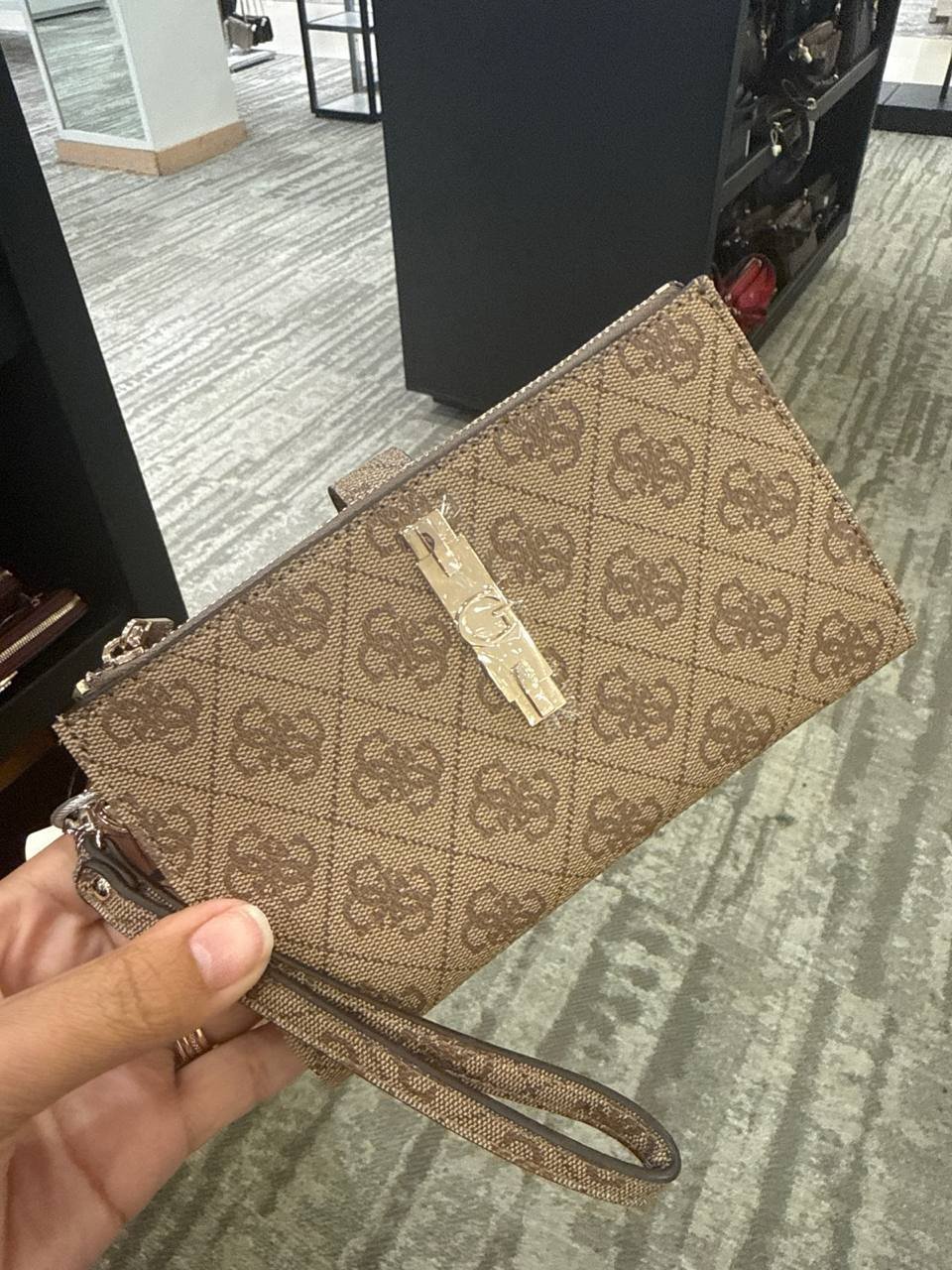 GUESS  Carteira G  duplo zip