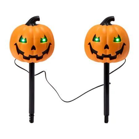Halloween Pumpkin Stakes 2-Pack