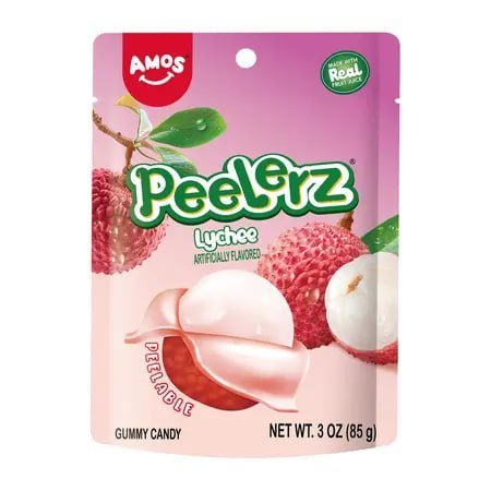 Peelerz® Lychee Peelable Gummy Candy 3oz