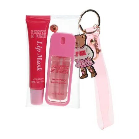 Pretty N Pink Lip Mask & Sanitizer Set