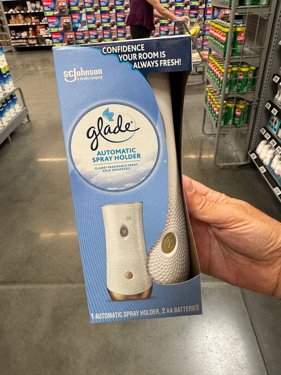 AUTOMATIC SPRAY HOLDER