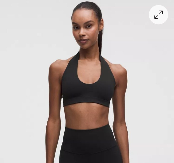 lululemon Focuser Halter Bra Light Support, A/B Cup