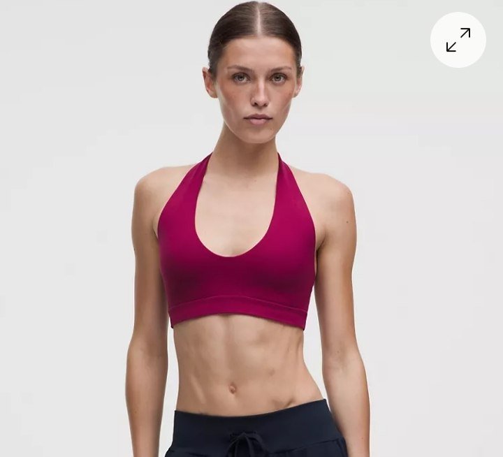 lululemon Focuser Halter Bra Light Support, A/B Cup