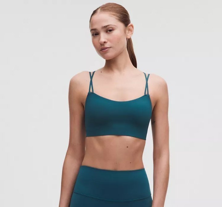 FlexyFlex Double-Strap Yoga Bra Light Support, A-C Cups