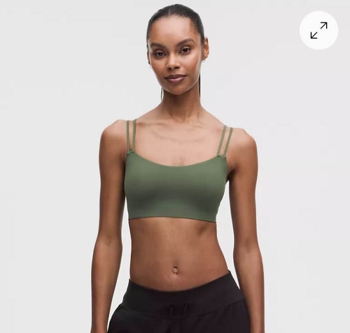 FlexyFlex Double-Strap Yoga Bra Light Support, A-C Cups