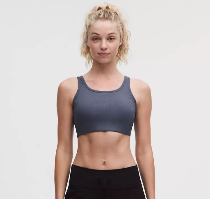 Nulu Ribbed Scoop-Neck Bra Light Support, B/C Cup