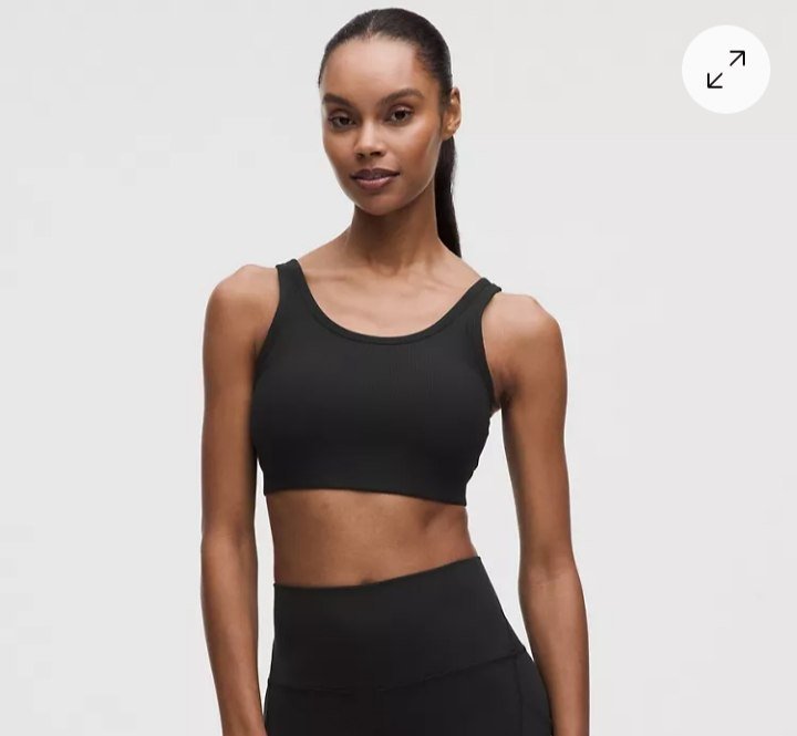 Nulu Ribbed Scoop-Neck Bra Light Support, B/C Cup