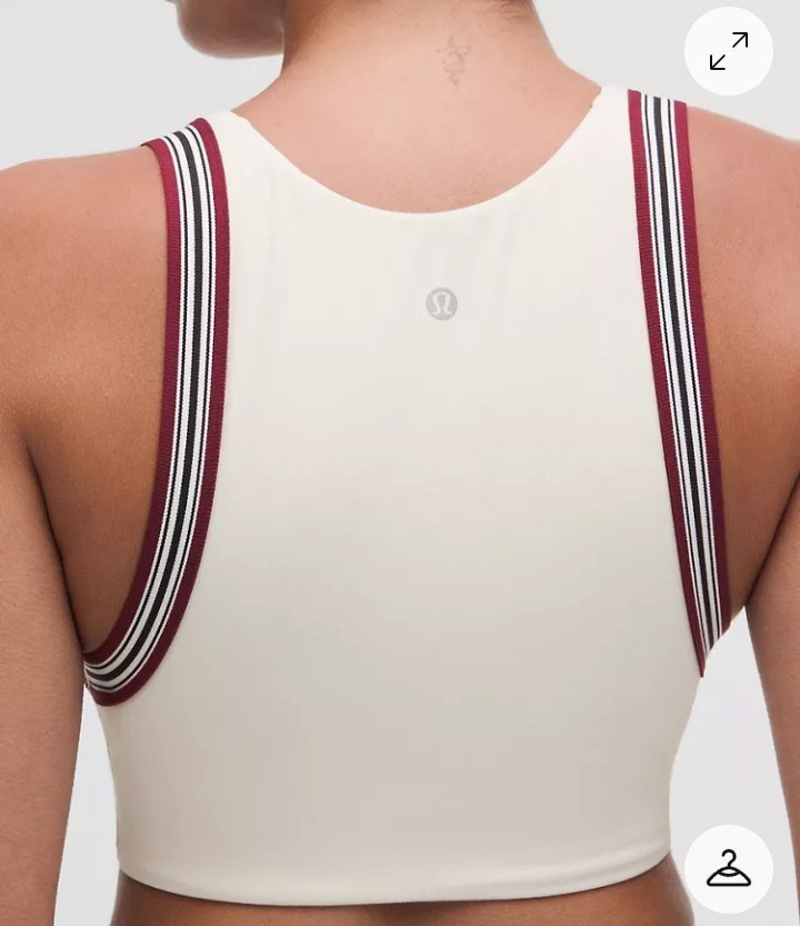 Groove Yoga Bra Light Support, B/C Cup Striped Trim