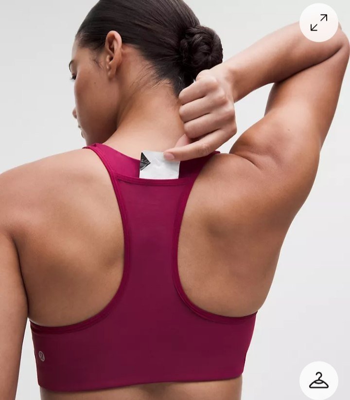 Back Pocket Racerback Run Bra Medium Support, B/C Cup
